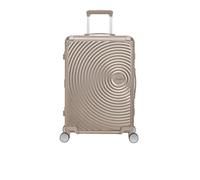 American Tourister Maleta grande hecha de aluminio, asa superior y lateral, cerradura de combinación TSA, 4 ruedas pivotantes amortiguadas para reducir el ruido y las vibraciones., 1133 Bronze, L, 4