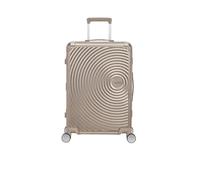 American Tourister Maleta mediana fabricada en aluminio. Cuenta con asa superior y lateral, cierre de combinación TSA, 4 ruedas pivotantes amortiguadas para reducir el ruido y las vibraciones. D, 1133