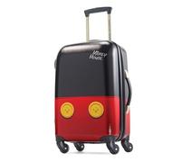 American Tourister Maleta rígida Disney con Ruedas giratorias, Negro, Rojo, Carry-On 21-Inch, Maleta rígida con Ruedas giratorias de Disney