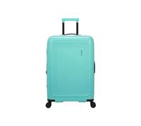 American Tourister Maleta rígida mediana ampliable, con 4 ruedas giratorias y cierre integrado con combinación de 3 dígitos con función TSA. Dispone de un gran compartimento principal, correas