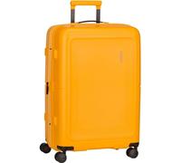 American Tourister Maleta rígida mediana ampliable, con 4 ruedas giratorias y cierre integrado con combinación de 3 dígitos con función TSA. Dispone de un gran compartimento principal, correas