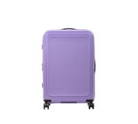 American Tourister Maleta rígida mediana ampliable, con 4 ruedas giratorias y cierre integrado con combinación de 3 dígitos con función TSA. Dispone de un gran compartimento principal, correas