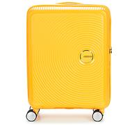 American Tourister Soundbox - Spinner S Expandible Maleta de Cabina, 55 cm, 35.5/41 L, Amarillo (Golden Yellow)