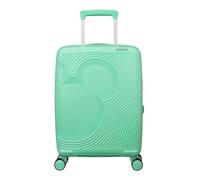 American Tourister Mickey Magic Maleta Trolley de Cabina, 55 cm | Mickey Jelly Mint, maleta rígida ampliable, 37/44 L, 2.4 kg, con candado TSA y ruedas giratorias suaves