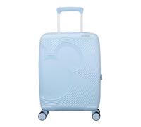 American Tourister Mickey Magic Maleta Trolley de Cabina, 55 cm | Mickey Pastel Blue, maleta rígida ampliable, 37/44 L, 2.4 kg, con candado TSA y ruedas giratorias suaves
