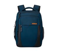 American Tourister Urban Groove UG12 - Mochila para portátil 15.6″ (46 cm) - Mochila de negocios y escolar con portabotellas, ergonómica, Smart Sleeve - 20.5L - Azul Marino (Dark Navy)