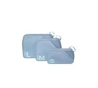 American Tourister Packwürfel Set 3 Stück - Koffer Organizer für Urlaub, Gepäck Organizer für Koffer, Handgepäck und Rucksack Steinblau/Blau