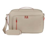 American Tourister Puffypop - Equipaje de Mano Bajo Asiento Mujer (40 x 25 x 20 cm, 21 L, 0.70 kg) - Bolsa de Cabina Versátil 3-Way, Mochila Avión con Compartimento Portátil 14" - Beige