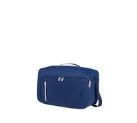 American Tourister Puffypop - Equipaje de mano bajo el asiento (40 x 25 x 20 cm, 21 L, 0,70 kg) - Versátil 3-Way Cabina Mochila Avión con Compartimento para Portátil 14" - Azul (Navy)
