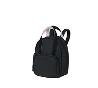 American Tourister Puffypop - Mini Mochila Mujer (35 cm, 8.5 L) - Compartimento para AirPods & Tablet - 2 Portabotellas - Negro