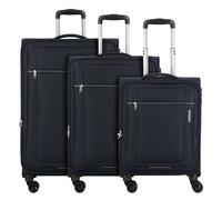 American Tourister Rampup 4 ruedas Juego de maletas 3 piezas azul