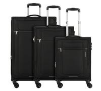 American Tourister Rampup 4 ruedas Juego de maletas 3 piezas negro