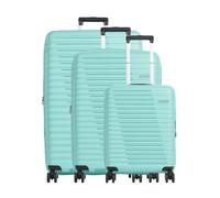 American Tourister Roadrush | Juego de maletas (4 ruedas) | turquesa | polipropileno