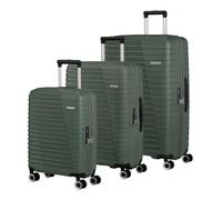 American Tourister Roadrush Trolley Set A Olive Green Verde Oliva 77cm