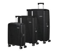American Tourister Roadrush Trolley Set A Shadow Black Negro 77cm