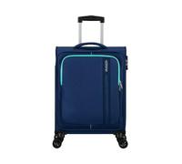Maleta de Cabina American Tourister Sea Seeker Spinner 55cm/ 55x40x20cm/ 4 Ruedas/ Marino Combate