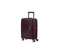 American Tourister Soundbox - Maleta con ruedas de 55 cm, Wild Cherry, 35,5/41 L, ampliable, 4 ruedas giratorias, TSA