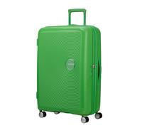 American Tourister Soundbox - Maleta Grande Rígida, 77 cm - Trolley con 4 Ruedas, Cerradura TSA, Expandible y Ligera, 97/110L, (Grass Green)