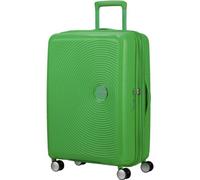 American Tourister Soundbox, Funda rígida Grande, 77 cm, Funda Tipo Trolley con 4 Ruedas, Cierre TSA, Ampliable y Ligera, 97 a 110 litros, Verde (Verde Hierba)