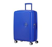 American Tourister Soundbox - Maleta Mediana Rígida, 67 cm - Trolley con 4 Ruedas, Cerradura TSA, Expandible y Ligera, 71.5/81L, (Cobalt Blue)