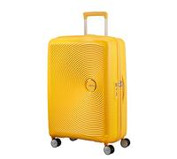 American Tourister Soundbox - Spinner M Expandible Maleta, 67 cm, 71.5/81 L, Amarillo (Golden Yellow)