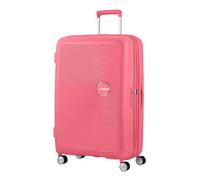 American Tourister Soundbox Maleta Trolley Grande, 77 cm | Coral Soleado, maleta rígida ampliable, 77H x 51.5W x 29.5D cm, 97/110 L, 4.2 kg, con candado TSA
