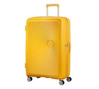 American Tourister Soundbox - Spinner L Expandible Maleta, 77 cm, 97/110 L, Amarillo (Golden Yellow)