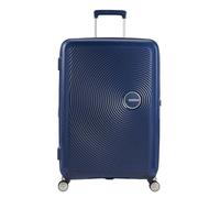 Maleta Grande American Tourister SoundBox Spinner 77cm/ 77x51.5x29.5cm/ 4 Ruedas/ Azul Marino