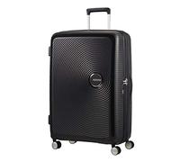 American Tourister Soundbox - Spinner L Expandible Maleta, 77 cm, 97/110 L, Negro (Bass Black)