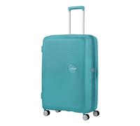 American Tourister Soundbox - Spinner L Expandible Maleta, 77 cm, 97/110 L, Turquesa (Turquoise Tonic)