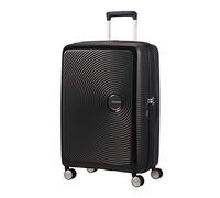 American Tourister Soundbox - Spinner M Expandible Maleta, 67 cm, 71.5/81 L, Negro (Bass Black)