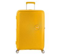 American Tourister Soundbox - Spinner S Expandible Maleta de Cabina, 55 cm, 35.5/41 L, Amarillo (Golden Yellow)