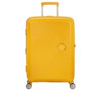 American Tourister Soundbox Maleta trolley grande, 67 cm | Amarillo Dorado, maleta rígida ampliable, 67H x 46W x 29D cm, 71.5/81 L, 3.7 kg, con candado TSA