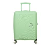 American Tourister Soundbox - Valigia Cabina 55 x 40 x 20/23 cm - Trolley Rigido per EasyJet e la maggior Parte Delle compagnie aeree, Espandibile, 35.5/41L, Verde (Pastel Green)