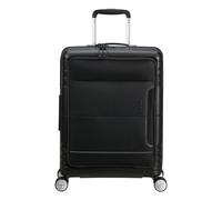 American Tourister Hello Cabin - Spinner S, Expandible Hand Luggage, 55 cm, 39/45 L, Black (Onyx Black)