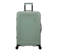 American Tourister DashPop, Maleta Mediana 67 cm, 76-84 L Expandible, Verde Iceberg, 4 Ruedas Giratorias, Cerradura TSA