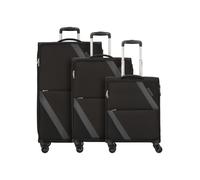 American Tourister Star Max 4 ruedas Juego de maletas 3 piezas Con asa expansible negro