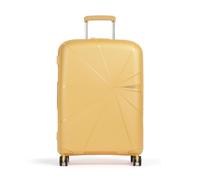 American Tourister Starvibe Maleta con 4 ruedas amarillo, fibra sintética, 46 x 67 x 30cm