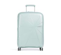 American Tourister Starvibe Maleta con 4 ruedas azul claro, fibra sintética, 46 x 67 x 30cm