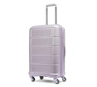 American Tourister Stratum XLT 2.0 - Equipaje rígido expandible con Ruedas giratorias, Morado, 24-Inch Checked-Medium, Stratum 2.0 - Equipaje rígido expandible con Ruedas giratorias