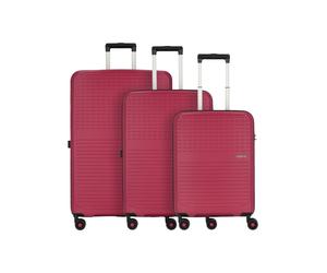 American Tourister Summer Hit 4 ruedas Juego de maletas 3 piezas fucsia