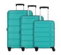 American Tourister Summer Splash 4 ruedas Juego de maletas 3 piezas verde