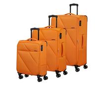 American Tourister Sun Break - Juego de Maletas de 3 Piezas, Naranja (Orange), Talla única, Juego de Equipaje