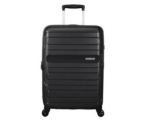 American Tourister Sunide - Spinner M Extensible Valisene Bleu, Noir (Negro), Spinner M (67.5 cm - 83.5 L), Spinner M Extensible (67.5 cm - 83.5 L)