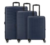 American Tourister Sunset Hills 4 ruedas Juego de maletas 3 piezas azul