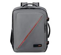 American Tourister Take2Cabin, bolsa de cabina easyJet, 36 x 20 x 45 cm, 38 L, 0,70 kg, equipaje de mano, mochila de avión M, subasiento, gris (gris oscuro)