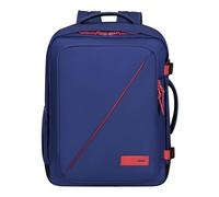 American Tourister Take2Cabin - EasyJet Maleta de Cabina 36 x 20 x 45 cm, 38 L, 0,70 kg, Equipaje de Mano, Mochila de Avión M Bajo Asiento, Morado/Rosa (Dusk Purple/Sunset Coral)