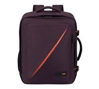 American Tourister Take2Cabin, bolsa de cabina easyJet 45 x 36 x 20 cm, 38 L, 0,70 kg, equipaje de mano, mochila de avión M para subasientos, morado (ciruela oscuro)
