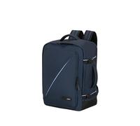 American Tourister Take2Cabin - Bolsa de Cabina EasyJet 45 x 36 x 20 cm, 38 L, 0.70 kg, Equipaje de Mano, Mochila de Avión M Underseater, Azul (Dark Navy)