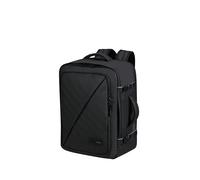 American Tourister Take2Cabin: bolsa de cabina easyJet 45 x 36 x 20 cm, 38 L, 0,80 kg, equipaje de mano, mochila de avión M, subsease, edición negra (edición negra)